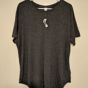 Sparkly Crew Neck Lux T-shirt NWT